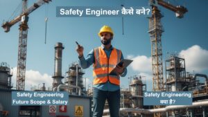 Safety Engineer standing on construction site wearing yellow helmet and reflective jacket, holding checklist – Safety Engineering Guide Thumbnail