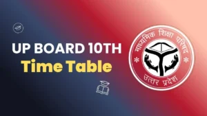 UP BOARD 10TH time table 2026