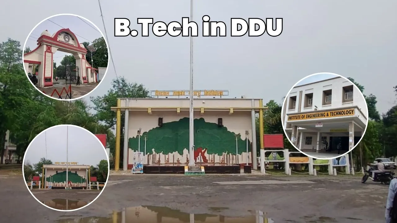 BTech in DDU campus with modern labs and classrooms at DDUGU IET, Gorakhpur
