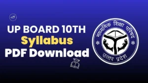 UP Board Class 10th Syllabus 2025-26 PDF Download | UPMSP Subject-wise Syllabus