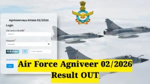Air Force Agniveer 02/2026 Result OUT