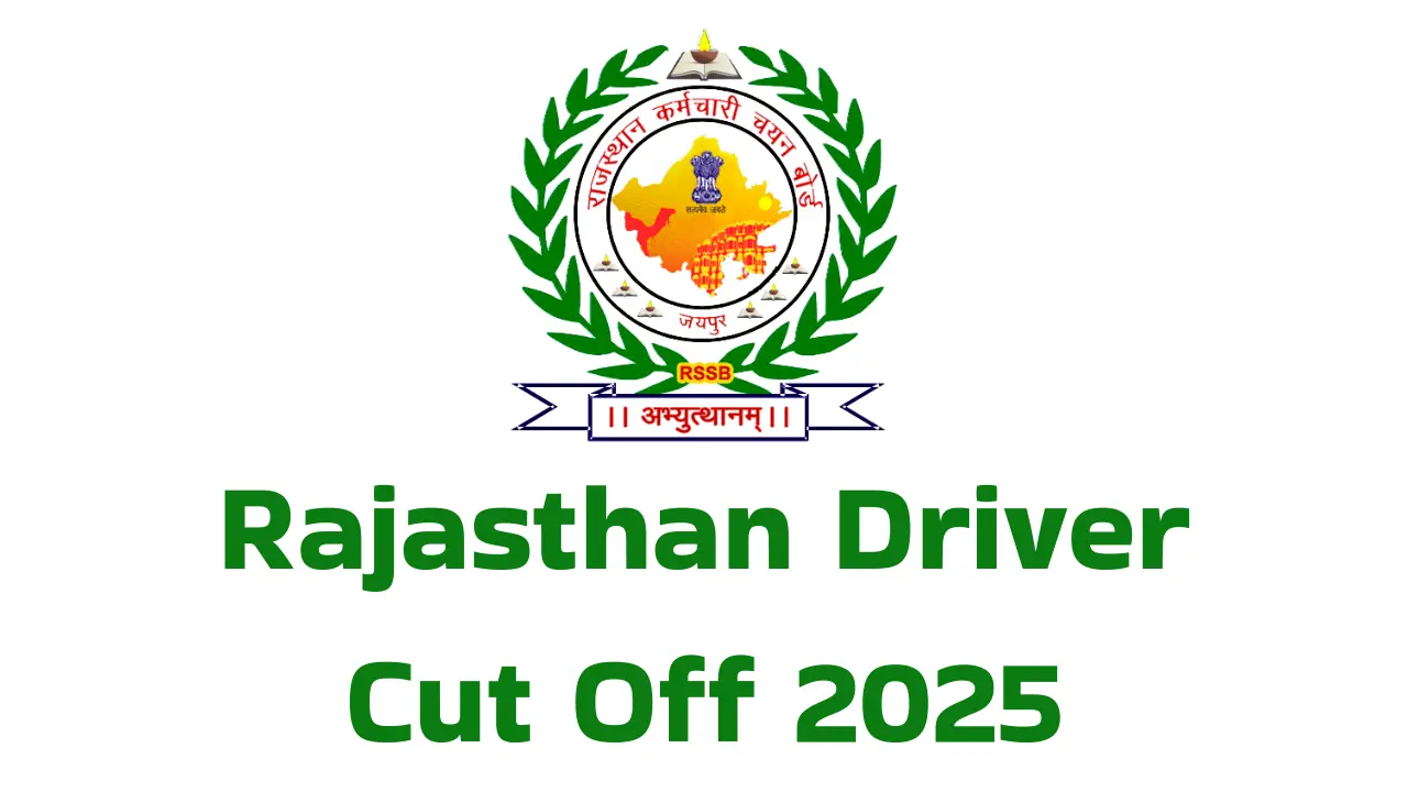 Rajasthan Driver Cut Off 2025