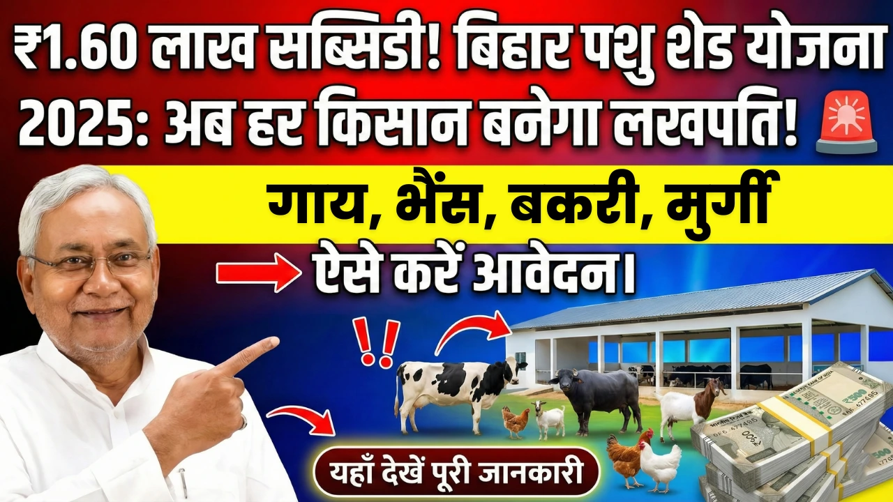 Bihar Pashu Shed Yojana 2026