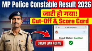 MP Police Constable Result 2026