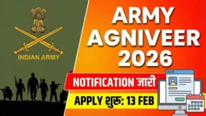 Indian Army Agniveer Recruitment 2026: Apply Online & Notification Details – Yuva Help