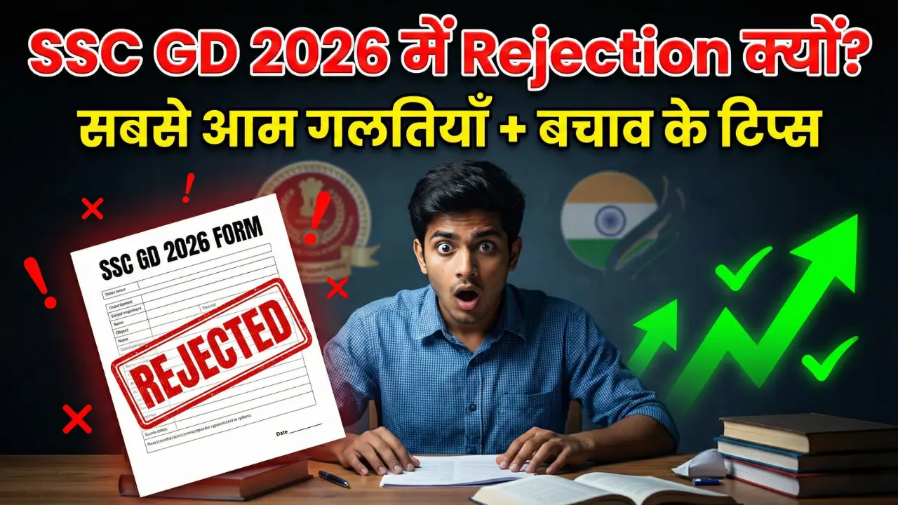 SSC GD 2026 में Rejection से कैसे बचें? सबसे आम गलतियां और उनके समाधान